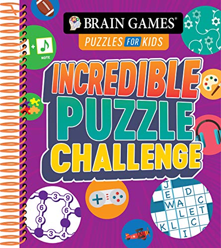 Beispielbild fr Brain Games Puzzles for Kids - Incredible Puzzle Challenge zum Verkauf von Blackwell's