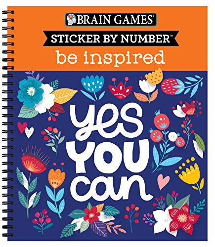 Brain Games - Sticker by Number: Inspiration [With Sticker(s