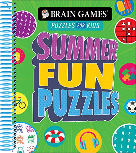 Beispielbild fr Brain Games Puzzles for Kids - Summer Fun Puzzles zum Verkauf von Blackwell's