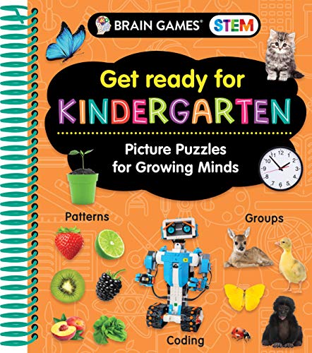 Stock image for Brain Games Stem - Get Ready for Kindergarten: Picture Puzzles for Growing Minds (Workbook) for sale by ThriftBooks-Atlanta