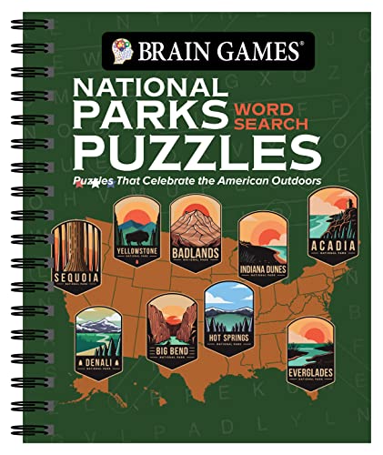 Beispielbild fr Brain Games - National Parks Word Search Puzzles: Puzzles That Celebrate the American Outdoors zum Verkauf von BooksRun