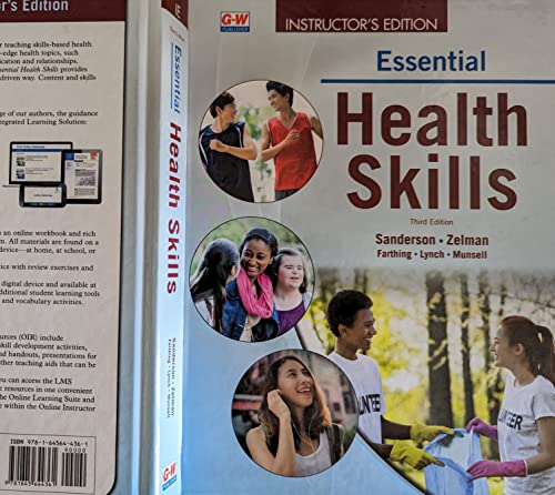 Beispielbild fr Essential Health Skills, Third Edition, Instructor's Edition, c. 2021, 9781645644361, 1645644367 zum Verkauf von BooksRun