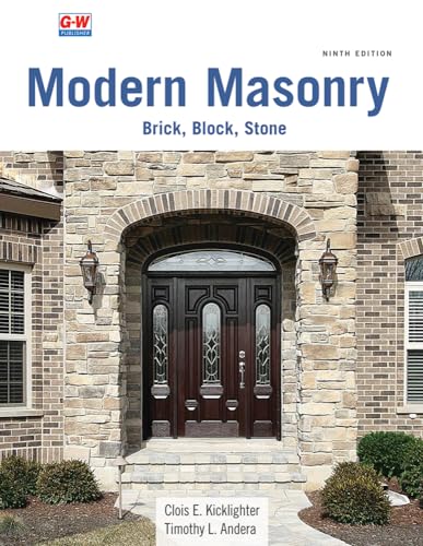 Stock image for Modern Masonry: Brick, Block, Stone for sale by GF Books, Inc.