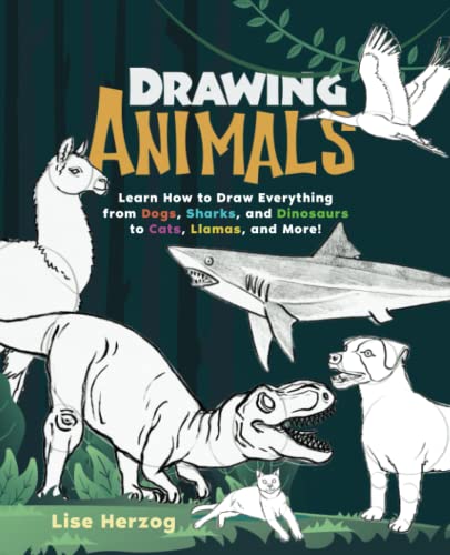 Beispielbild fr Drawing Animals: Learn How to Draw Everything from Dogs, Sharks, and Dinosaurs to Cats, Llamas, and More! (How to Draw Books) zum Verkauf von Your Online Bookstore