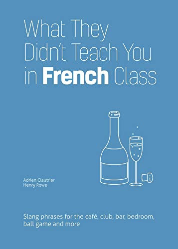 Stock image for What They Didn't Teach You in French Class: Slang Phrases for the Cafe, Club, Bar, Bedroom, Ball Game and More (Slang Language Books) for sale by WorldofBooks