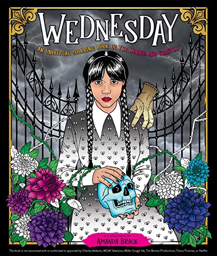 Beispielbild fr Wednesday: An Unofficial Coloring Book of the Morbid and Ghastly zum Verkauf von BooksRun