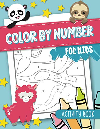 9781646084371: Color by Number for Kids: Activity Book