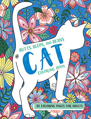 9781646118427: Butts, Bleps, and Beans Cat Coloring Book: 35 Coloring Pages for Adults