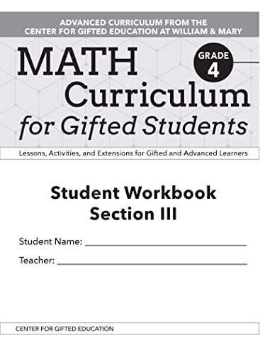 Stock image for Math Curriculum for Gifted Students for sale by GreatBookPrices