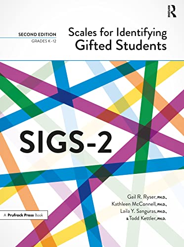 Imagen de archivo de Scales for Identifying Gifted Students Sigs-2 : Complete Kit a la venta por GreatBookPrices