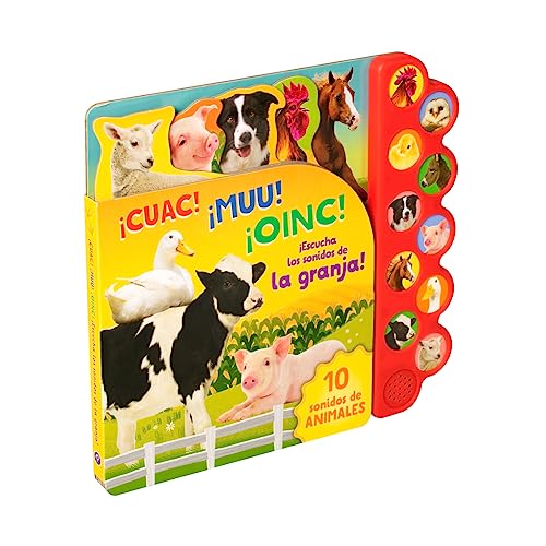 Stock image for Cuac! Muu! Oinc!/ Quack! Moo! Oink!: Escucha los sonidos de la granja!/ Discover Noises on the Farm! (Parragon 10 Button Sound Book) (Spanish Edition) for sale by Lakeside Books