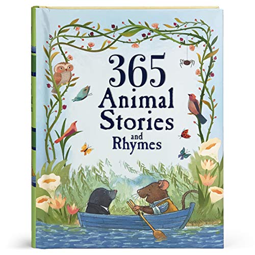 Imagen de archivo de 365 Animal Stories and Rhymes: Short Nursery Rhymes, Fairy Tales and Bedtime Collections for Children (Childrens Padded Storybook Treasury) a la venta por Goodwill Books