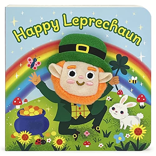 Imagen de archivo de Happy Leprechaun Finger Puppet Plush St. Patrick's Day Board Book Ages 0-4 (Finger Puppet Board Book) a la venta por ZBK Books