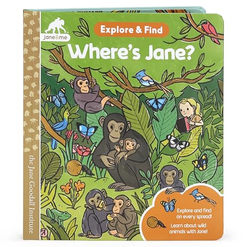 Beispielbild fr Where's Jane? (Jane & Me: Jane Goodall Institute Explore & Find Interactive Children's Book) (Jane & Me: Explore & Find) zum Verkauf von SecondSale