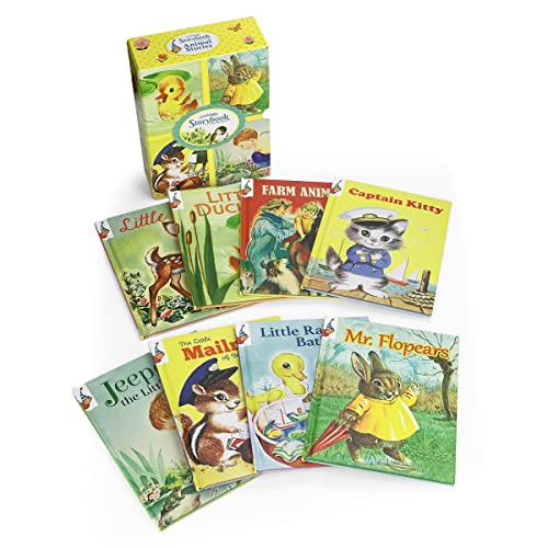 Stock image for Animal Stories: Vintage Storybook Time Well Spent Boxed Slipcase Storage with 8 Classic Stories for sale by HPB Inc.