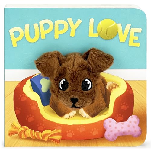 Beispielbild fr Puppy Love Finger Puppet Board Book for Little Dog Lovers, Ages 1-4 (Childrens Interactive Finger Puppet Board Book) zum Verkauf von gwdetroit