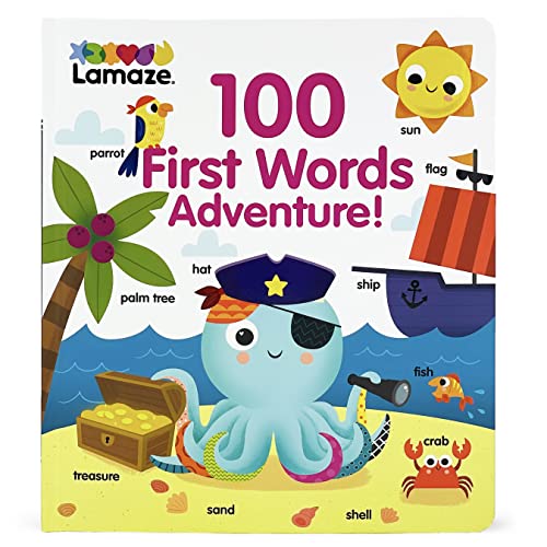 

Lamaze 100 First Words Adventure! More Than 100 Words to Spark Curious Young Toddler Minds (Lamaze 100 Firsts Children's Interactive Board Book)