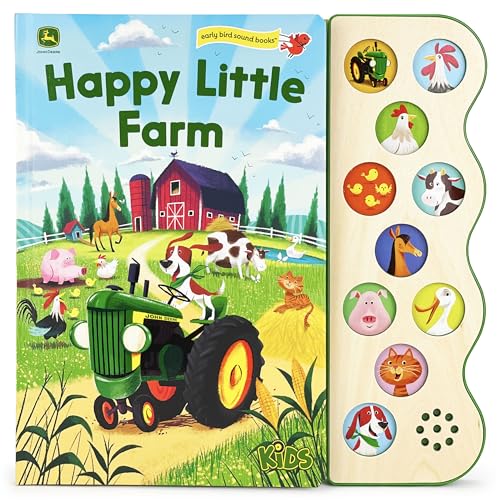 Beispielbild fr Happy Little Farm (John Deere Kids: Children's Interactive 10-Button Early Bird Sound Books) (John Deere Kids; Early Bird Sound Books) zum Verkauf von ZBK Books