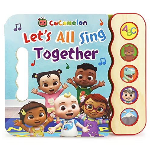 Beispielbild fr Cocomelon Lets All Sing Together 5-Button Song Book: Sing and Read Toy Book with JJ and Friends zum Verkauf von Goodwill