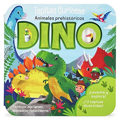 Imagen de archivo de Spanish Language Peek-a-Flap Dino / Dinosaurios - Children's Lift-a-Flap Board Book, Ages 2-7 (en espaol) (Spanish Edition) a la venta por Lakeside Books