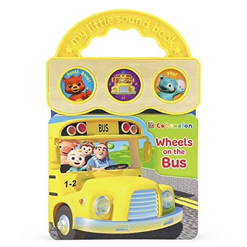 Imagen de archivo de CoComelon Wheels on the Bus 3-Button Sound Board Book for Babies and Toddlers, Ages 1-4 a la venta por Upward Bound Books