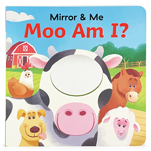 Stock image for Mirror & Me Moo Am I? Mirrored Board Book for Infants, Babies and Toddlers, Ages 0-3 for sale by Goodwill of Colorado