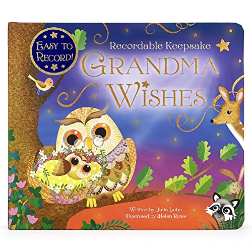 Stock image for Grandma Wishes: Recordable Keepsake Board Book - Record Your Voice Reading the Story! for sale by PlumCircle