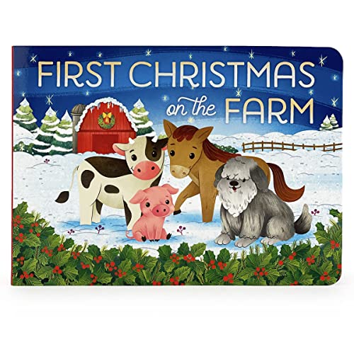 Beispielbild fr First Christmas On The Farm - Childrens Winter Picture Board Book, Made in the USA, Ages 1-4 zum Verkauf von Red's Corner LLC