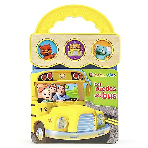 Stock image for CoComelon Las ruedas del bus (Wheels on the Bus) 3-Button Sound Board Book for Babies and Toddlers (Spanish Edition) for sale by Goodwill Southern California
