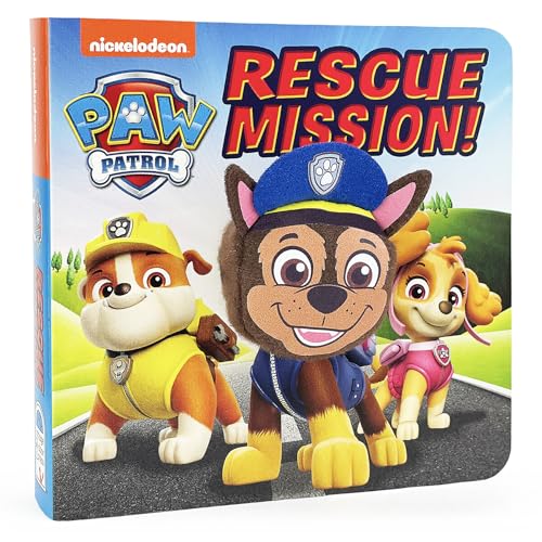 Beispielbild fr Paw Patrol Rescue Mission; Chase Finger Puppet Children's Board Book zum Verkauf von SecondSale