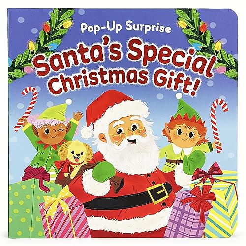 Beispielbild fr Santa's Special Christmas Gift - Deluxe Lift-a-Flap & Pop-Up Surprise Children's Board Book zum Verkauf von ICTBooks