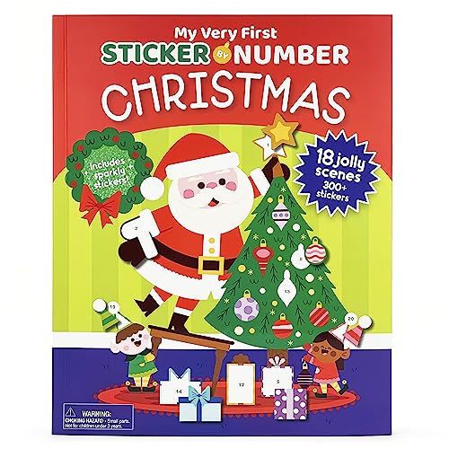 Beispielbild fr My Very First Sticker by Number Christmas Activity Book, Over 300 Stickers for Toddlers and Kids zum Verkauf von Ebooksweb