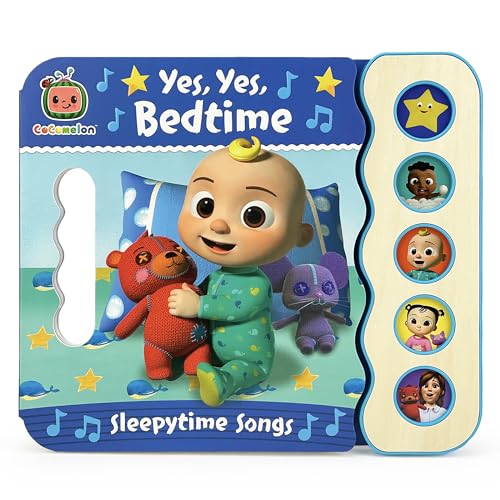 Beispielbild fr Cocomelon Yes, Yes Bedtime 5-Button Song Book: Sing and Read Toy Book with JJ and Friends, Ages 2-7 zum Verkauf von Decluttr