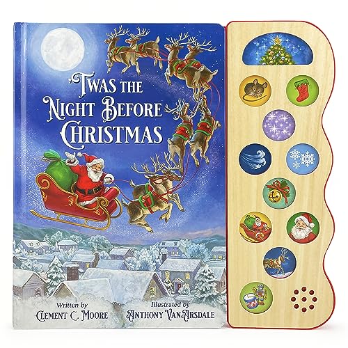Stock image for Twas the Night Before Christmas, Classic Children's Interactive Sound Book for the Holidays for sale by GF Books, Inc.