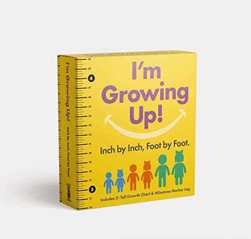 9781646430543: I'm Growing Up: Foot by Foot, Inch by Inch: A Wall-Hanging Guided Journal to Chart and Record Your Kids' Growth!