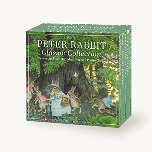Stock image for The Peter Rabbit Classic Collection (The Revised Edition): A Board Book Box Set Including Peter Rabbit, Jeremy Fisher, Benjamin Bunny, Two Bad Mice, and Flopsy Bunnies (Beatrix Potter Collection) for sale by Books Unplugged