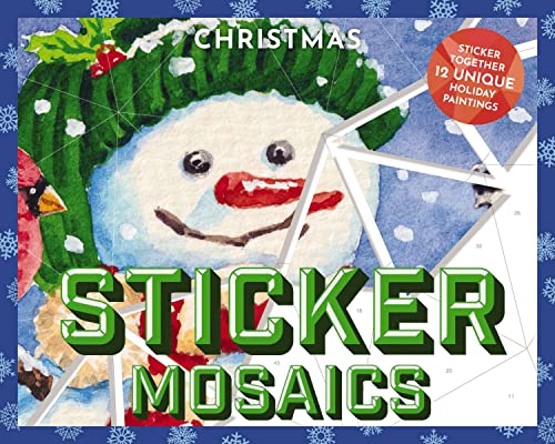 Stock image for Sticker Mosaics: Christmas: Puzzle Together 12 Unique Holiday Designs for sale by ThriftBooks-Atlanta