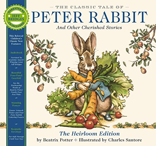 Stock image for The Classic Tale of Peter Rabbit Heirloom Edition: The Classic Edition Hardcover with Audio CD Narrated by Jeff Bridges for sale by ThriftBooks-Dallas