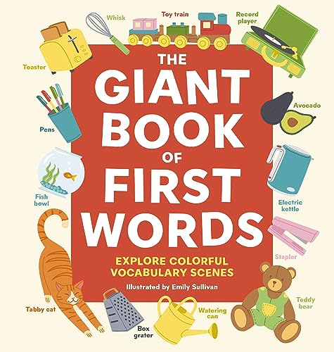 9781646434077: The Giant Book of First Words: Explore Colorful Vocabulary Scenes