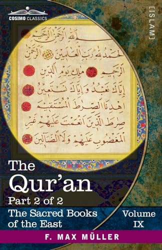 Stock image for The Qur'an, Part II: Chapters XVII-CXIV (9) (Sacred Books of the East) for sale by Revaluation Books