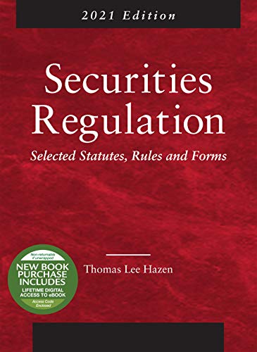 Beispielbild fr Securities Regulation: Selected Statutes, Rules and Forms, 2021 Edition zum Verkauf von BooksRun