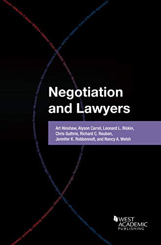 Imagen de archivo de Negotiation and Lawyers (Career Guides) a la venta por BooksRun
