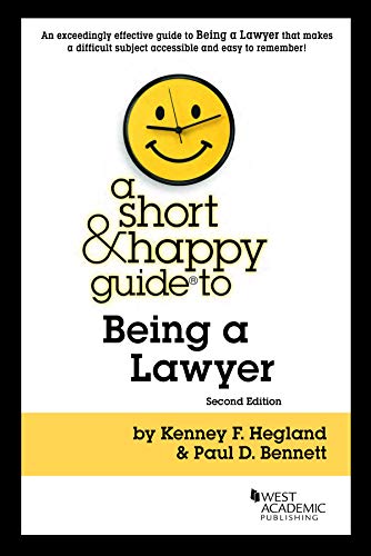 Imagen de archivo de A Short &amp; Happy Guide to Being a Lawyer a la venta por Blackwell's