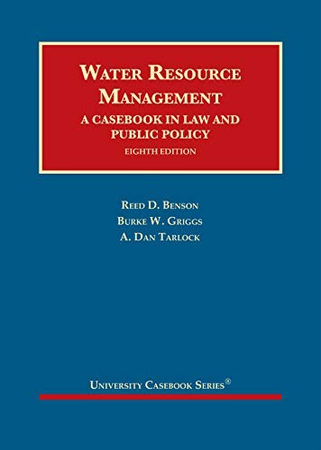 Imagen de archivo de Water Resource Management: A Casebook In Law And Public Policy a la venta por Revaluation Books