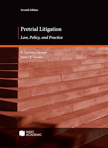 Stock image for Pretrial Litigation: Law, Policy, and Practice (Coursebook) for sale by Revaluation Books
