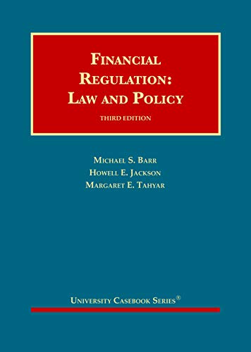 Beispielbild fr Financial Regulation: Law and Policy (University Casebook Series) zum Verkauf von BooksRun