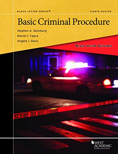 Imagen de archivo de Black Letter Outline on Basic Criminal Procedure (Black Letter Outlines) a la venta por HPB-Red