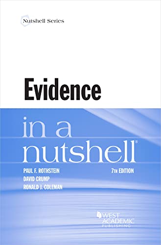 9781647085681: Evidence in a Nutshell (Nutshell Series)
