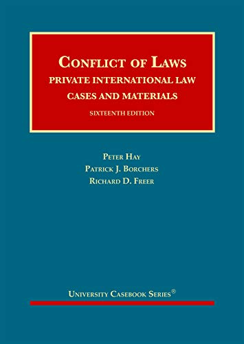 Stock image for Conflict of Laws, Private International Law, Cases and Materials (University Casebook Series) for sale by Grumpys Fine Books