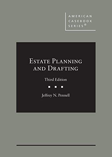 Imagen de archivo de Estate Planning and Drafting (American Casebook Series) a la venta por HPB-Red